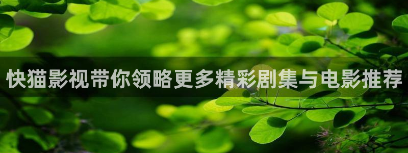 蛮好的人生星辰影视：快猫影视带你领略更多精彩剧集与电影推荐